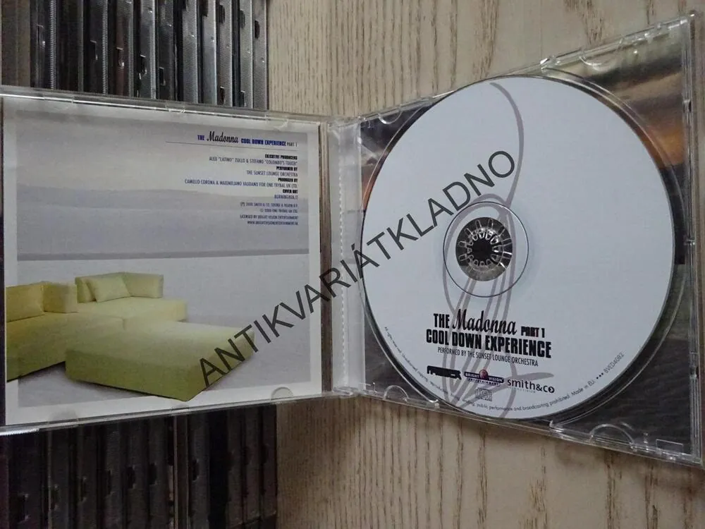THE MADONNA COOL DOWN EXPERIENCE, CD HUDBA