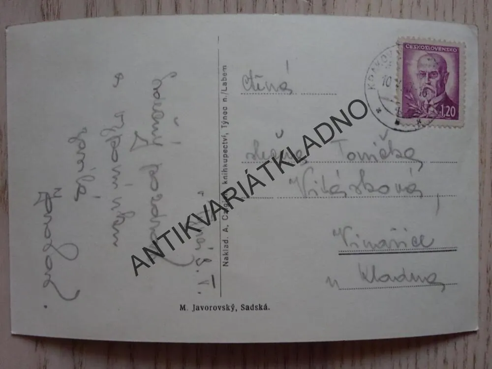 TÝNEC NAD LABEM, PARTIE, 1947, OKRES KOLÍN