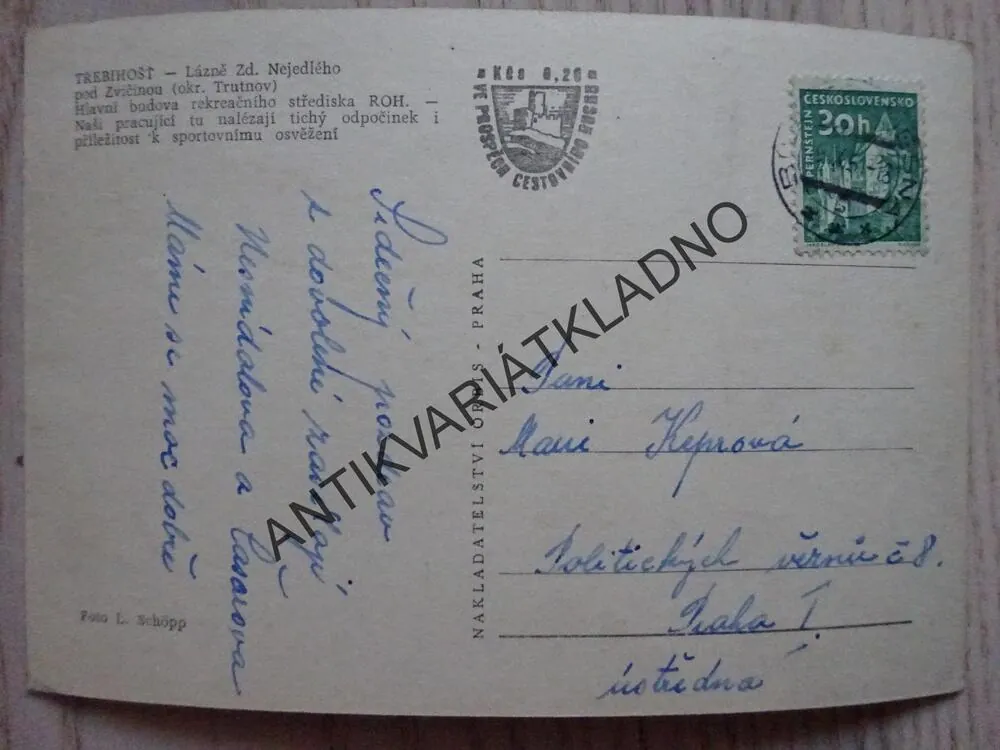 TŘEBIHOŠŤ, LÁZNĚ ZDEŇKA NEJEDLÉHO, OKRES TRUTNOV