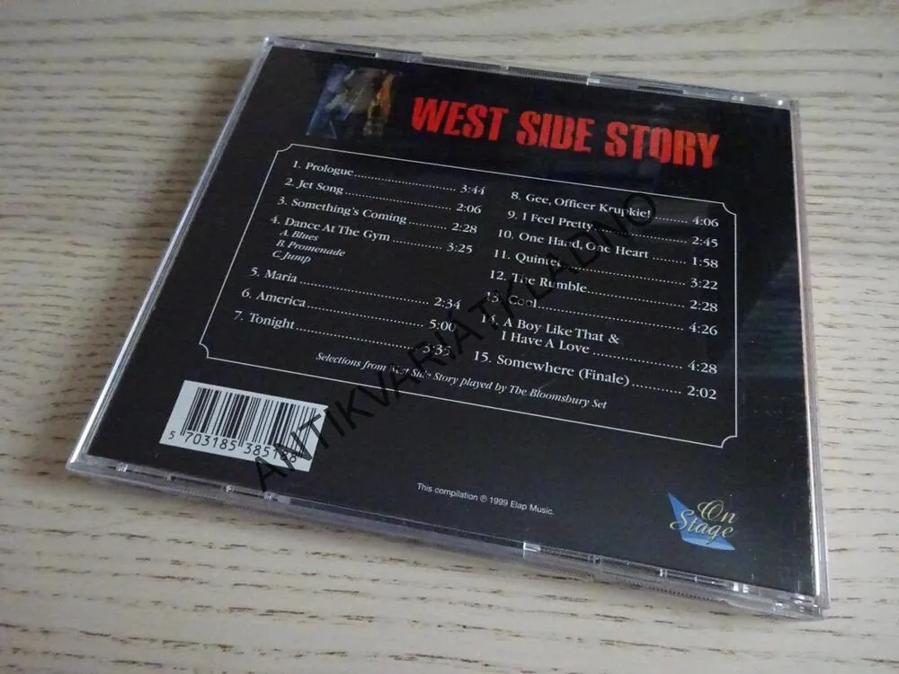 WEST SIDE STORY, MUZIKÁL, CD HUDBA