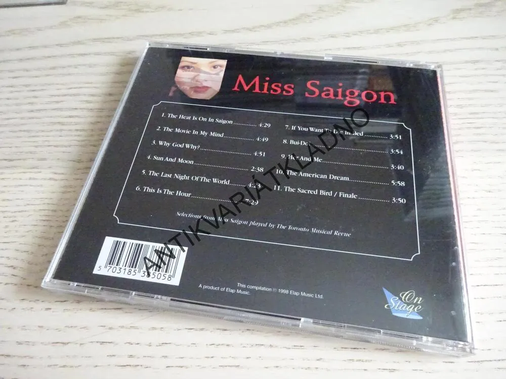 MISS SAIGON, CD HUDBA