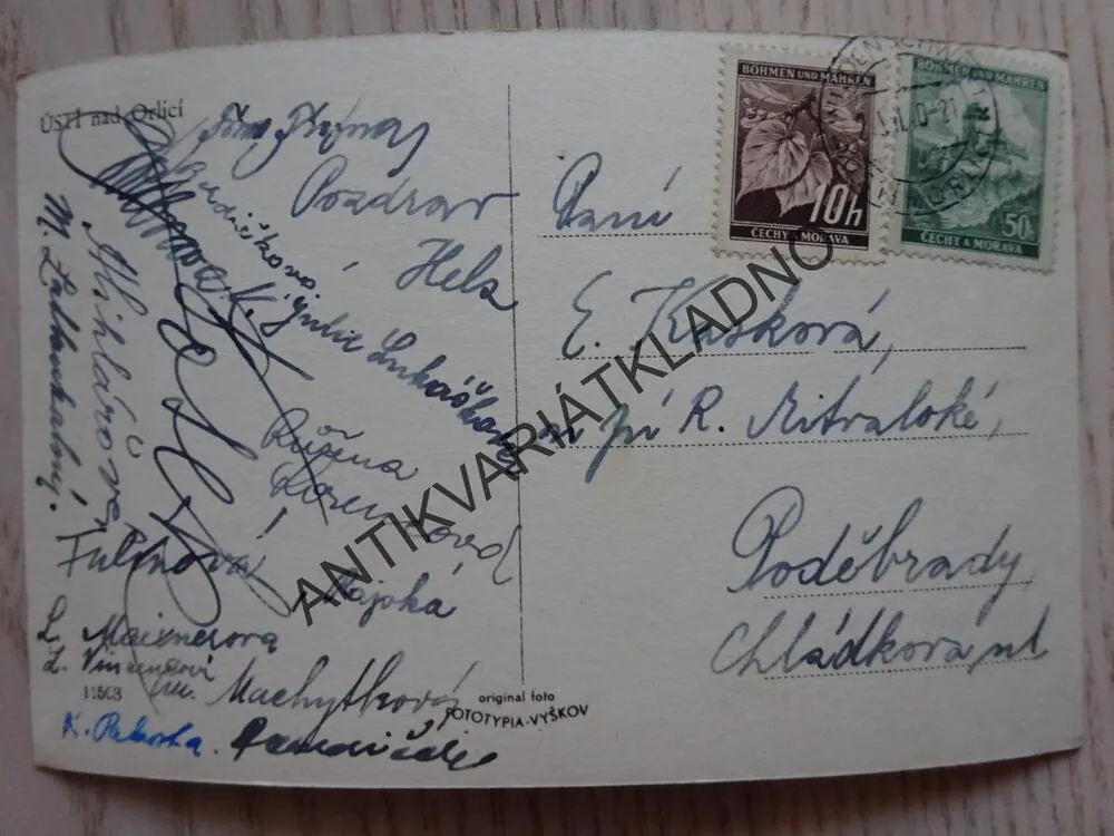 ÚSTÍ NAD ORLICÍ, 1940