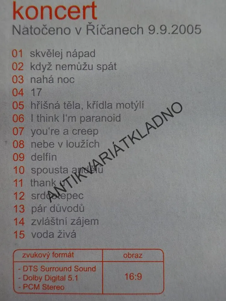 ANETA LANGEROVÁ, SPOUSTA ANDĚLŮ ...NA CESTĚ, DVD HUDBA