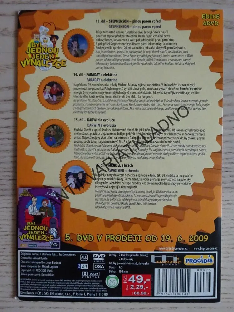 BYL JEDNOU JEDEN VYNÁLEZCE 4, DVD FILM