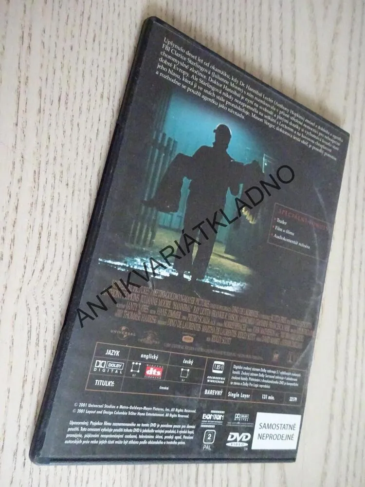 HANNIBAL, DVD FILM