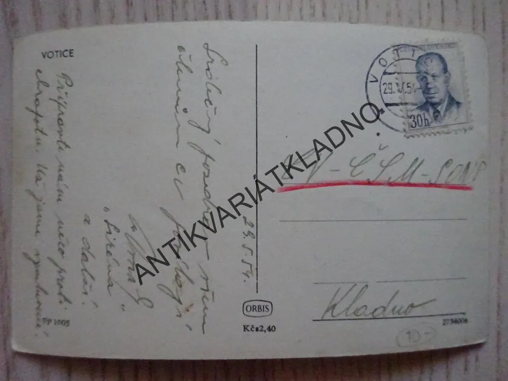 VOTICE, 1954, OKRES BENEŠOV