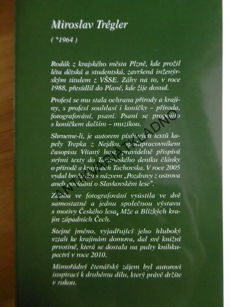 BLÍZKÉ KRAJINY ZÁPADNÍCH ČECH, 2., TRÉGLER