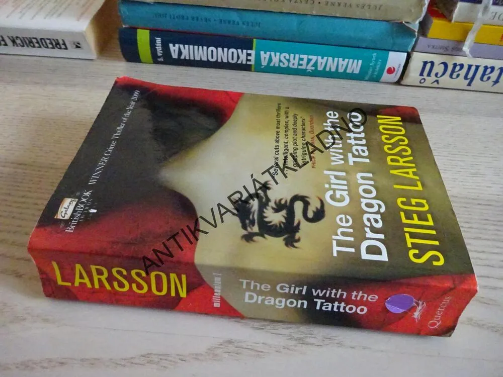 THE GIRL WITH THE DRAGON TATTOO, STIEG LARSSON, ANGLICKY, **an