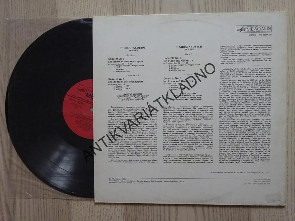 D. SHOSTAKOVICH, DVA KLAVÍRNÍ KONCERTY