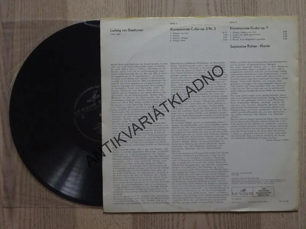 BEETHOVEN, KLAVÍRNÍ SONÁTA C-DUR OP. 2 Č. 3
