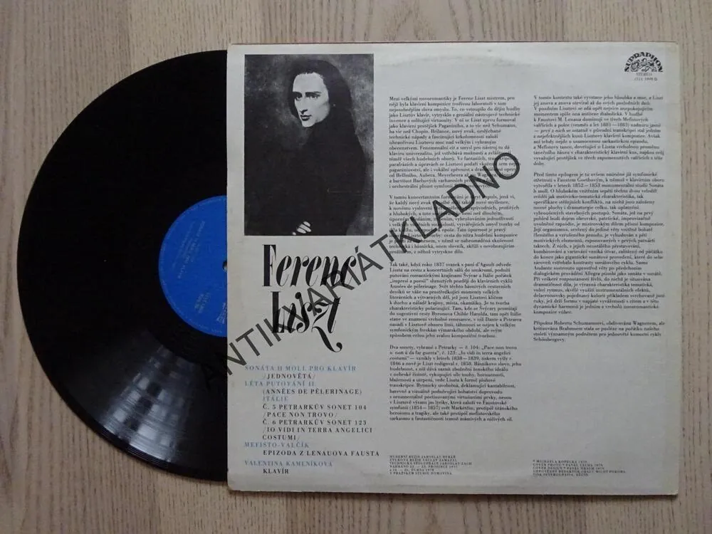 FERENC LISZT, SONÁTA HMOLL, MEFISTO/VALČÍK