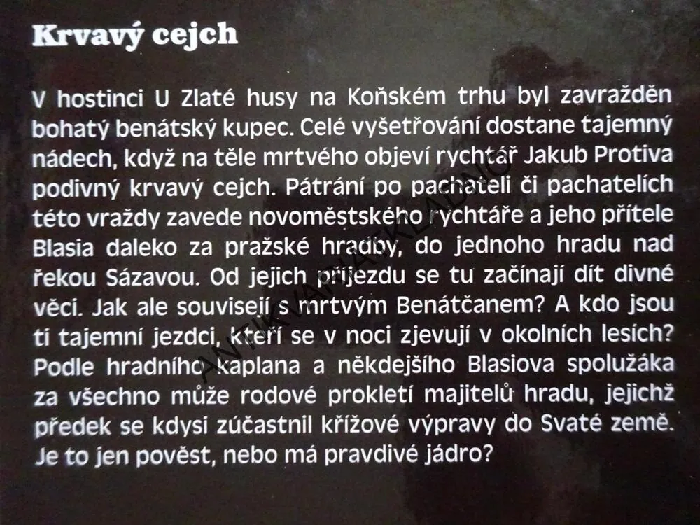 KRVAVÝ CEJCH, JAN BAUER, **an