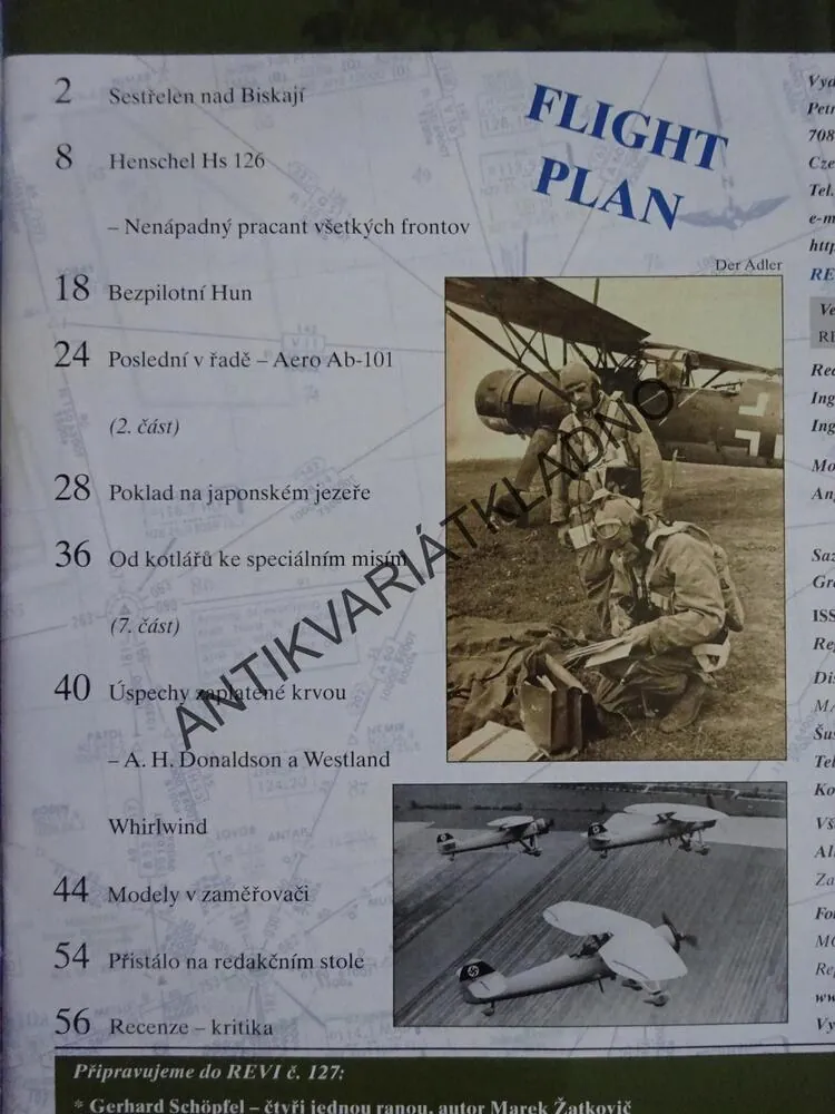 REVI 126/2021 - LETECTVÍ, LETCI,AJ., MODELÁŘSTVÍ
