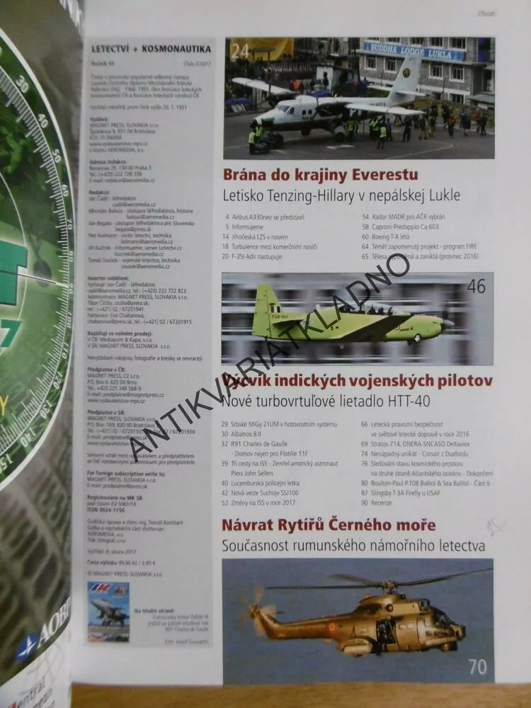 LETECTVÍ + KOSMONAUTIKA LK, 2/2017