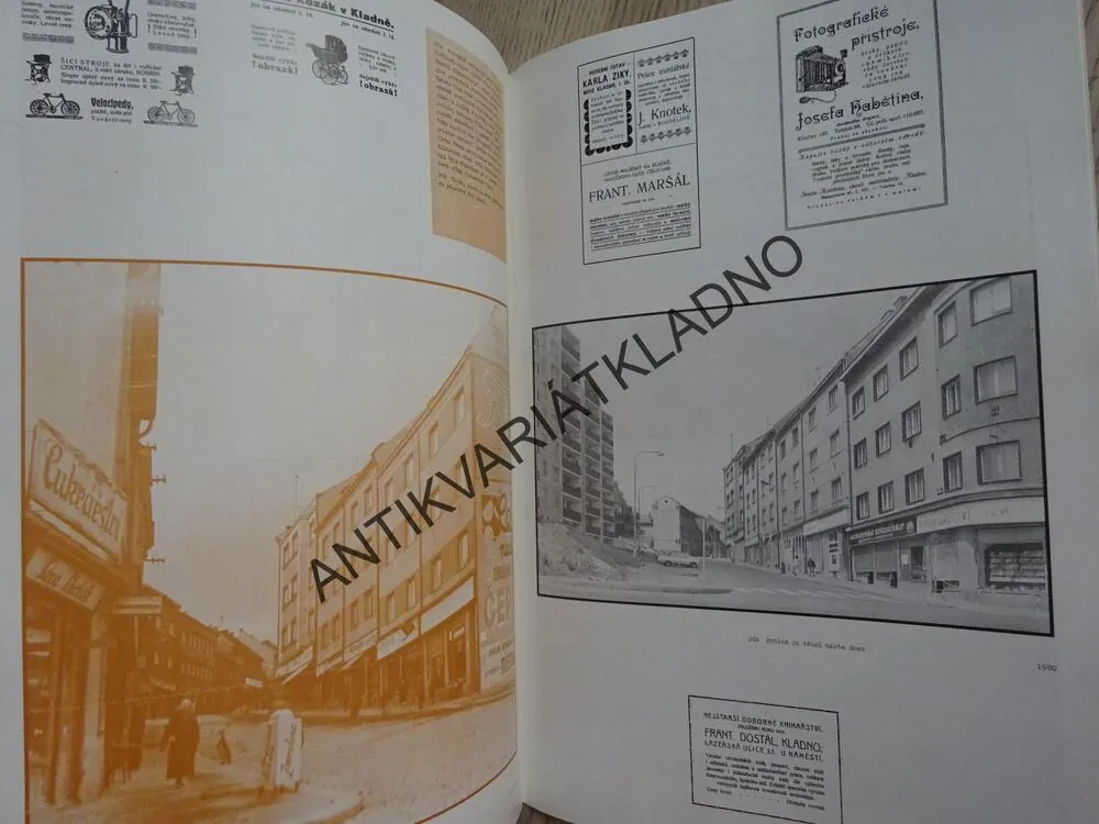 KLADNO DŘÍVE A DNES (VE FOTOGRAFII), **an