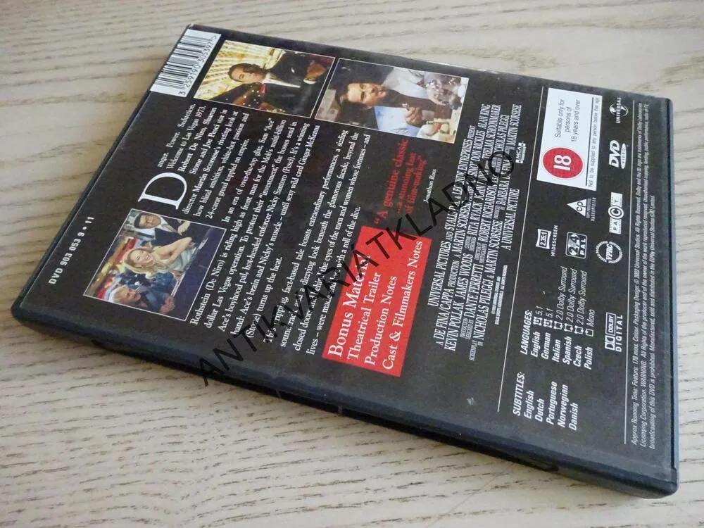 CASINO, DVD FILM