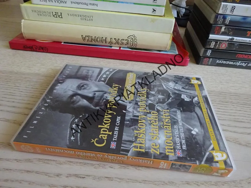 ČAPKOVY POVÍDKY, HAŠKOVY POVÍDKY ZE STARÉHO MOCNÁŘSTVÍ, 2X POVÍDKY VE FILMU, DVD FILM ČR