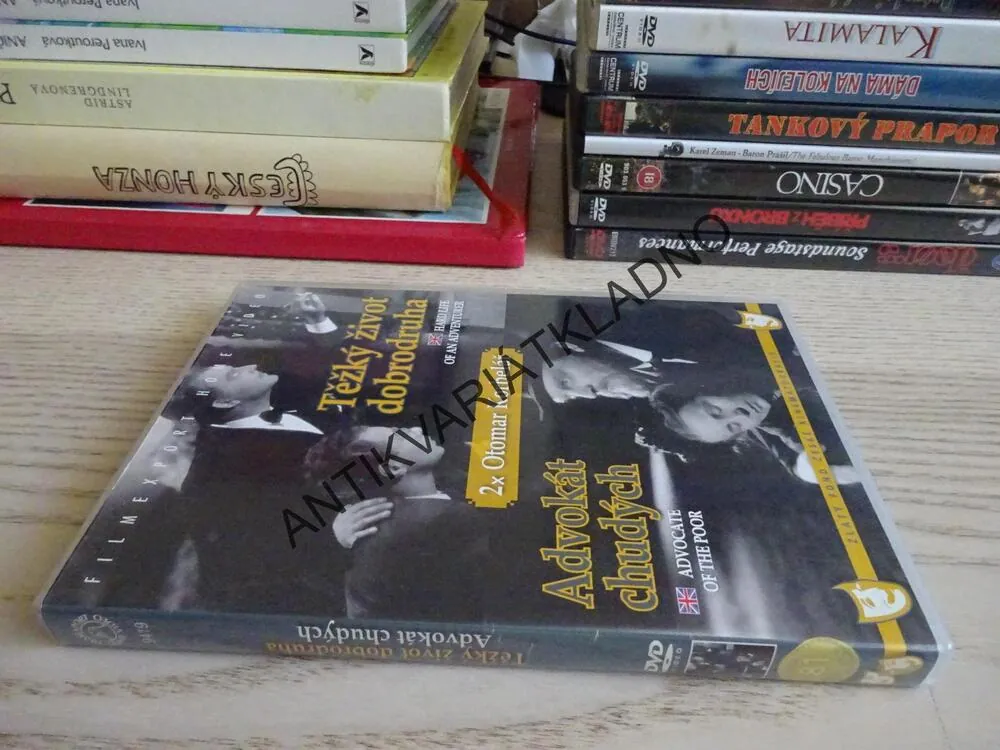 TĚŽKÝ ŽIVOT DOBRODRUHA, ADVOKÁT CHUDÝCH, 2X OTOMAR KORBELÁŘ, DVD FILM ČR
