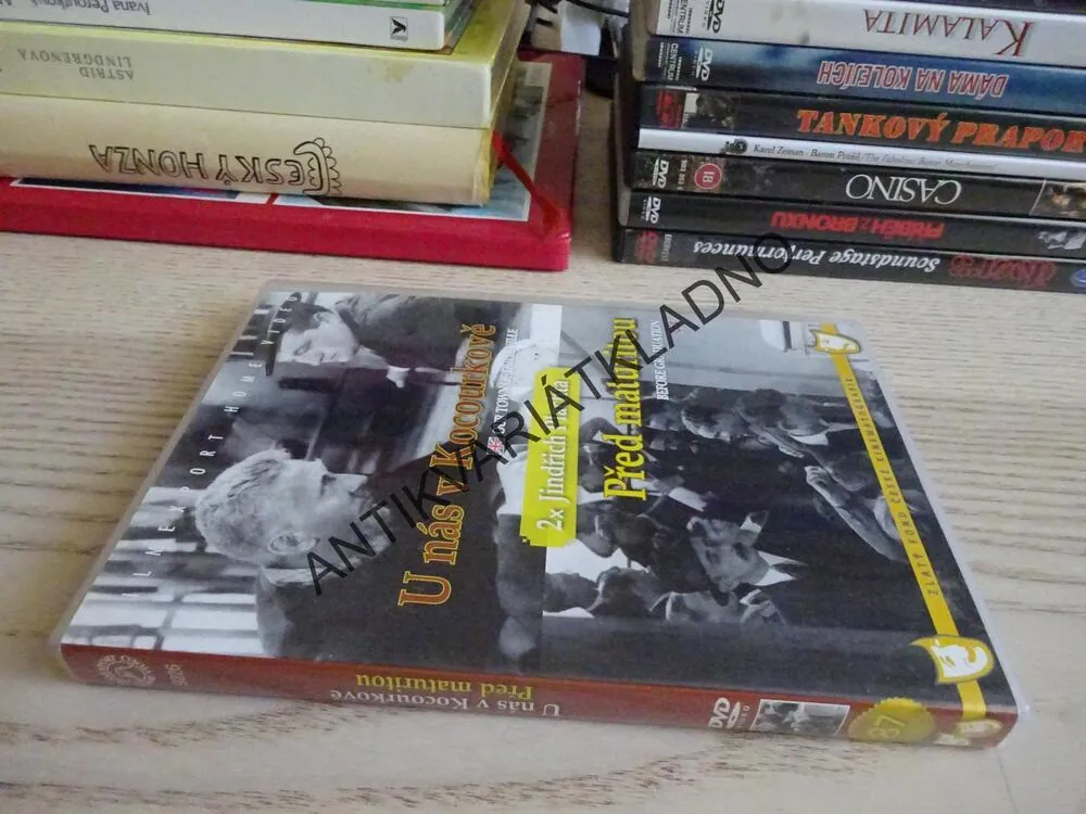 U NÁS V KOCOURKOVĚ, PŘED MATURITOU, 2X JINDŘICH PLACHTA, DVD FILM ČR
