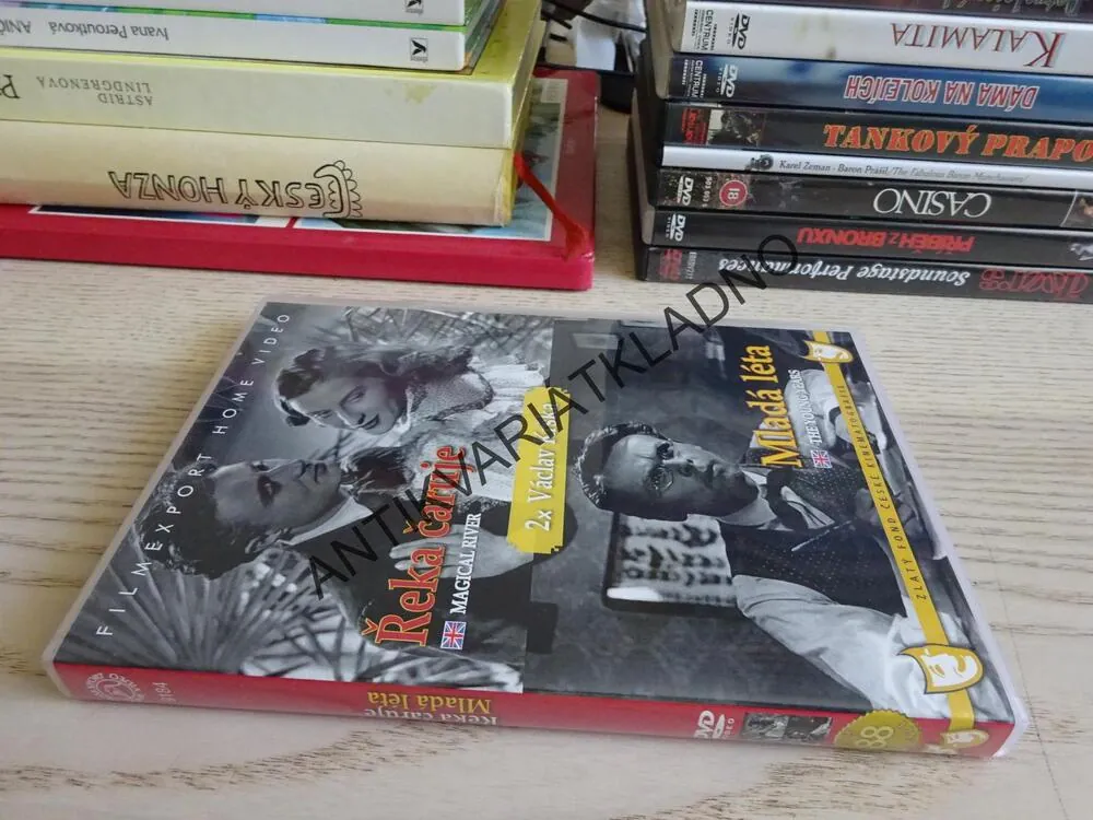 ŘEKA ČARUJE, MLADÁ LÉTA, 2X VÁCLAV KRŠKA, DVD FILM ČR