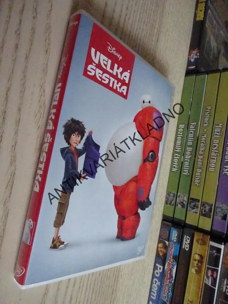 VELKÁ ŠESTKA, DISNEY, DVD FILM