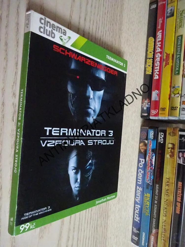 TERMINATOR 3 - VZPOURA STROJŮ, DVD FILM
