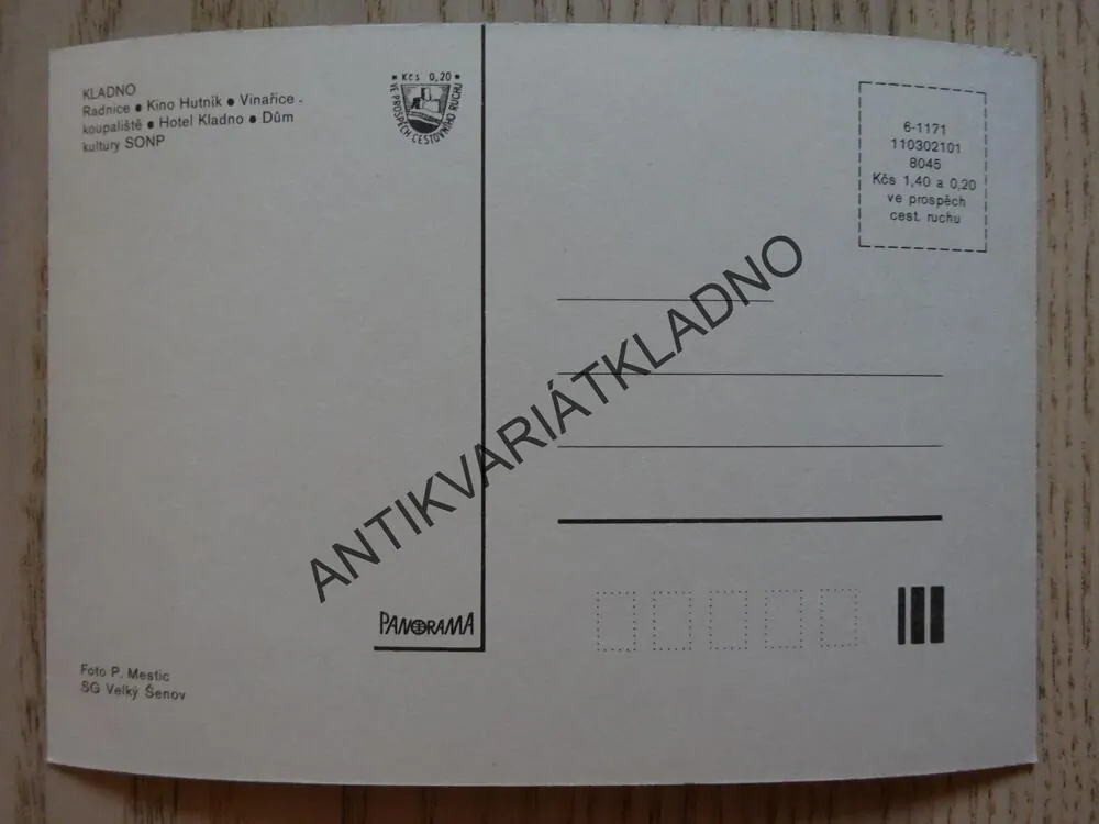 KLADNO, RADNICE, KINO HUTNÍK, VINAŘICE - KOUPALIŠTĚ, HOTEL KLADNO, DŮM KULTURY SONP