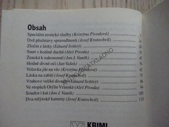 ZLOČIN Z LÁSKY, **an