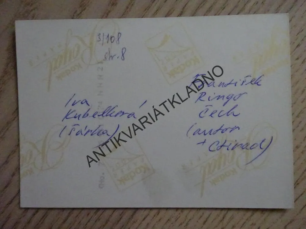 FOTOGRAFIE - IVA KUBELKOVÁ, FRANTIŠEK RINGO ČECH