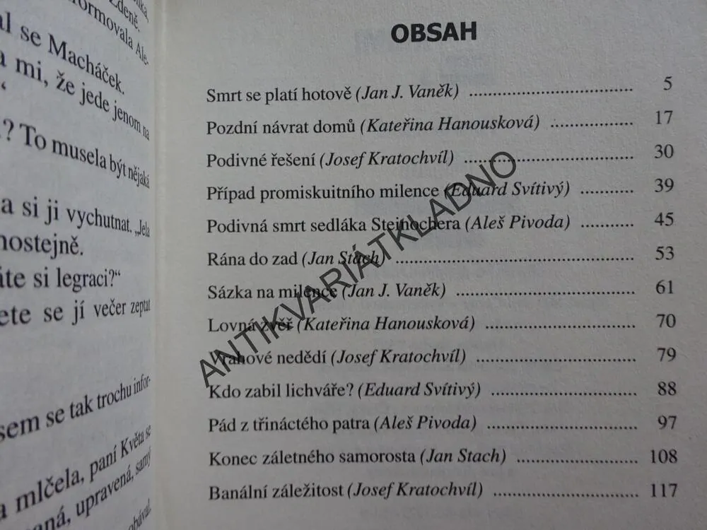 PŘÍPAD PROMISKUITNÍHO MILENCE, **an
