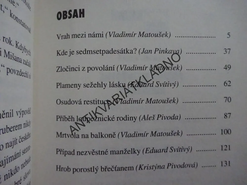 PŘÍPAD NEZVĚSTNÉ MANŽELKY, **an