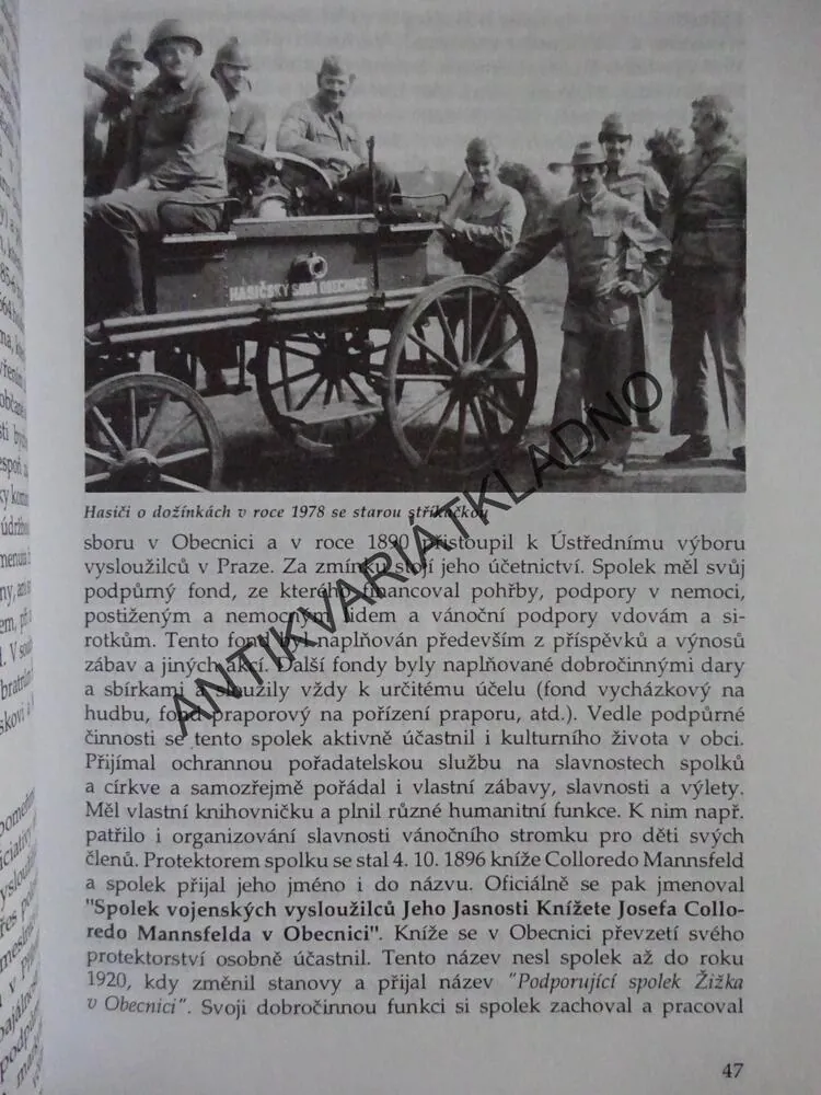 600 HISTORICKÝCH LET OBECNICE, OKRES PŘÍBRAM