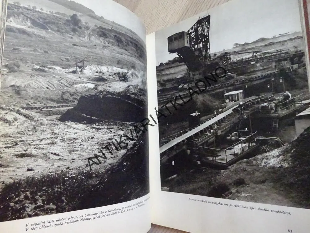SEVEROČESKÝ HNĚDOUHELNÝ REVÍR VE FOTOGRAFII, **an