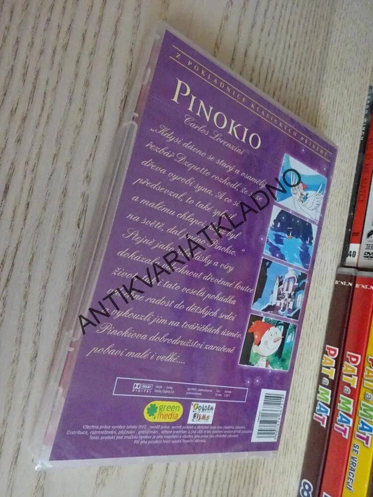 PINOKIO, PINOCCHIO, DVD FILM
