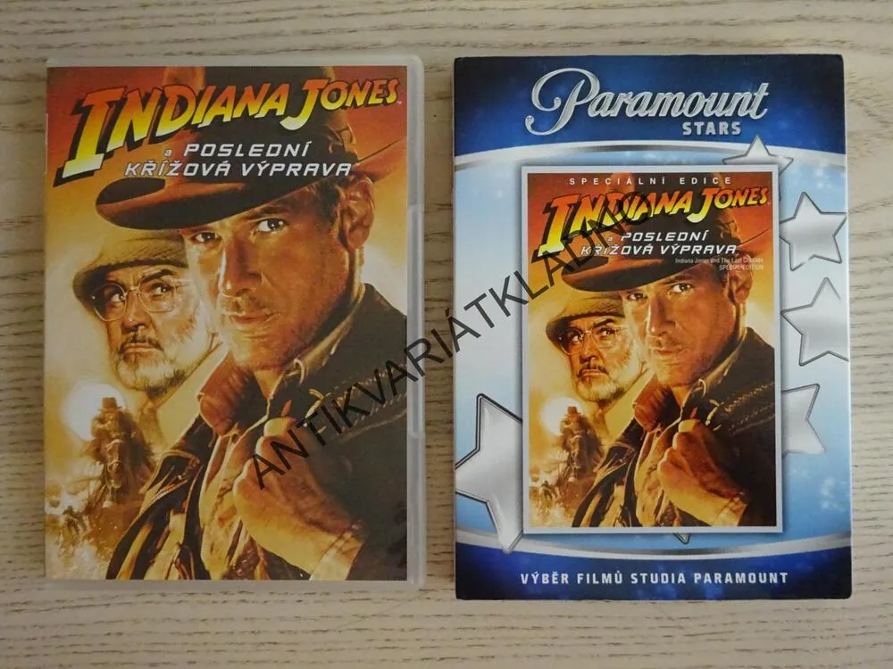INDIANA JONES A POSLEDNÍ KŘÍŽOVÁ VÝPRAVA, DVD FILM