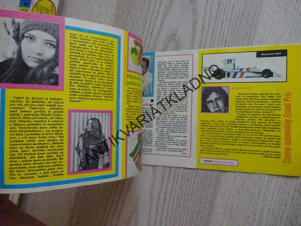 OHNÍČEK 12/1975, KOMIKS, NEPRAKTA, SEKORA, BURIAN