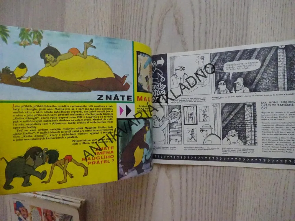 OHNÍČEK 19/1975, KOMIKS, NEPRAKTA, SEKORA, BURIAN