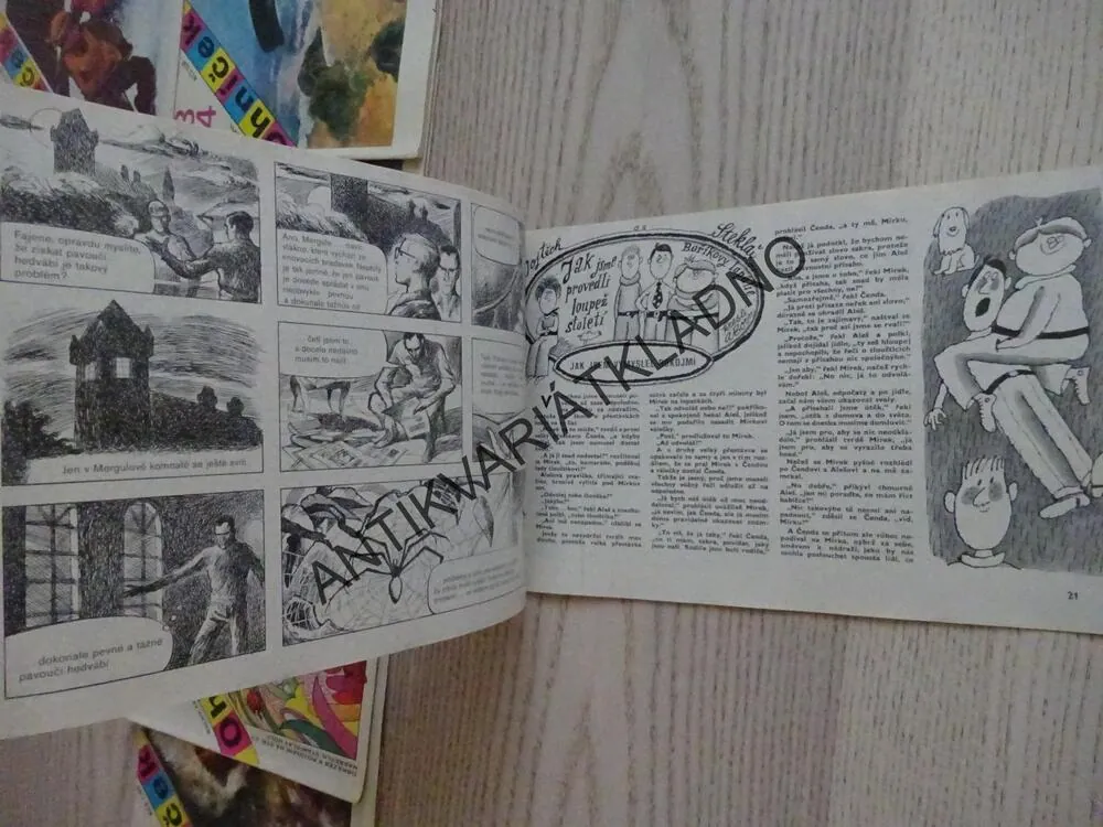 OHNÍČEK 6/1975, KOMIKS, NEPRAKTA, SEKORA, BURIAN