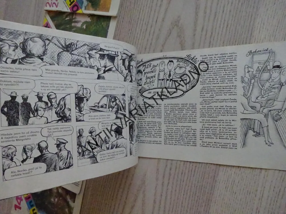 OHNÍČEK 11/1976, KOMIKS, NEPRAKTA, SEKORA, BURIAN