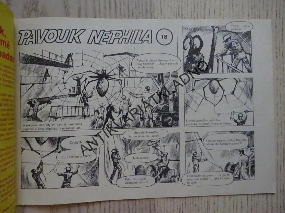 OHNÍČEK 18/1976, KOMIKS, NEPRAKTA, SEKORA, BURIAN