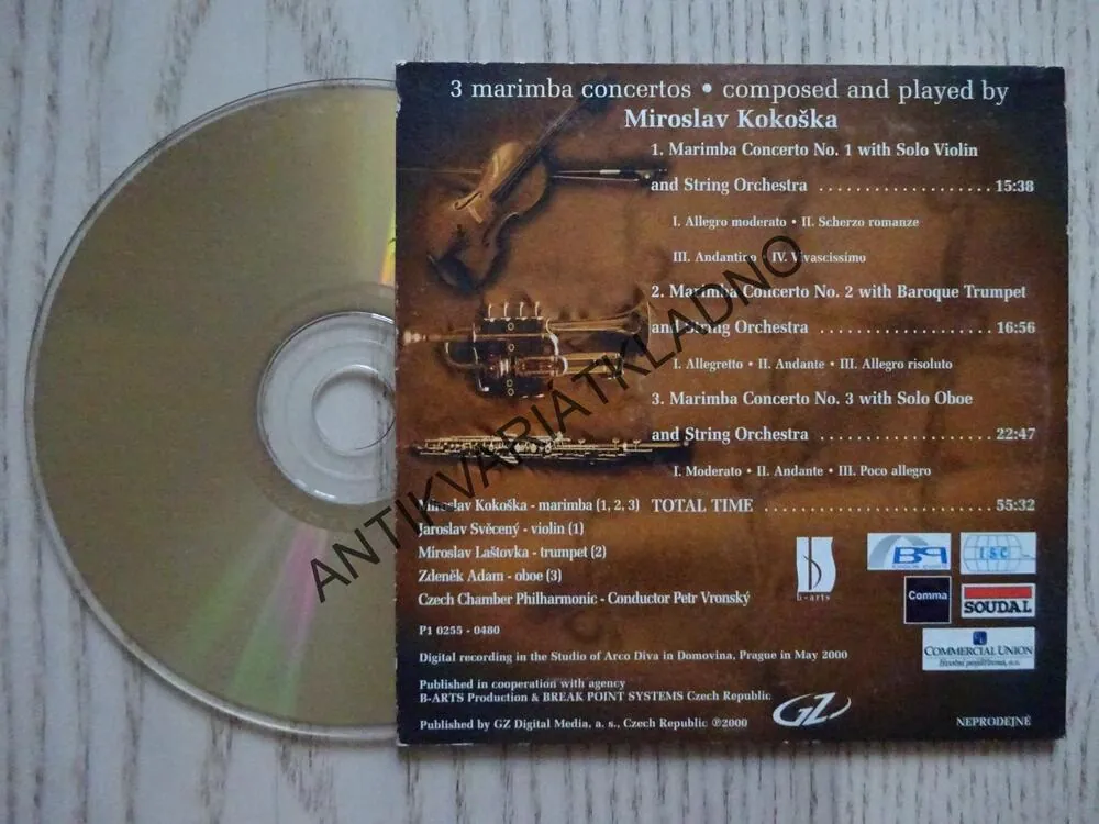 MIROSLAV KOKOŠKA, CD HUDBA