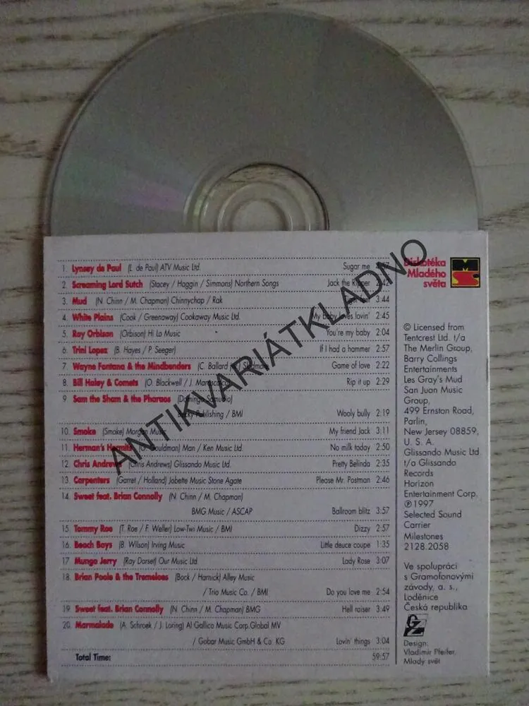 OLDIES 8, CD HUDBA