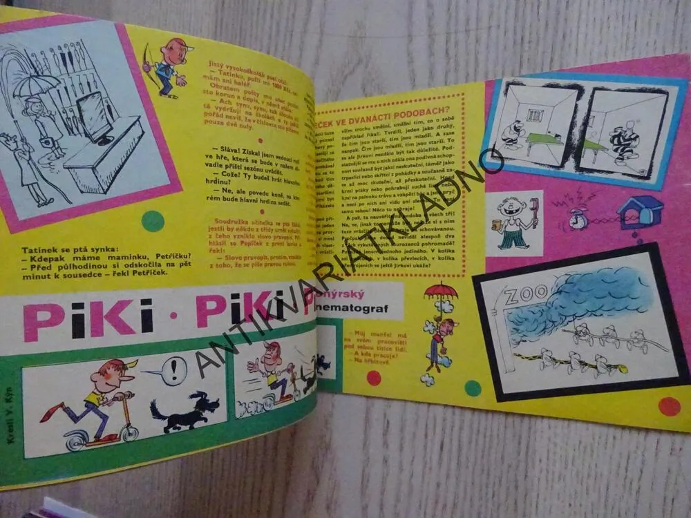 OHNÍČEK 22/1973, KOMIKS, NEPRAKTA, SEKORA, BURIAN