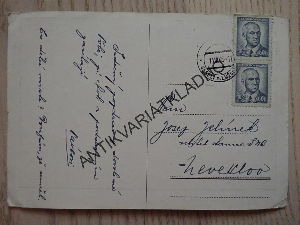 PŘEDJAŘÍ NA TŘEBOŇSKU, TŘEBOŇ, GLÜCKSELIG, OKRES JINDŘICHŮV HRADEC, 1946