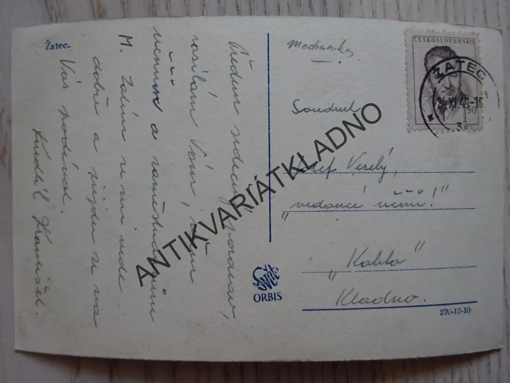 ŽATEC, 1949, OKRES LOUNY