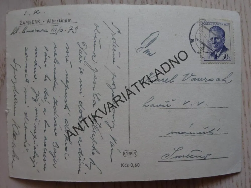 ŽAMBERK, ALBERTINUM, 1973, OKRES ÚSTÍ NAD ORLICÍ