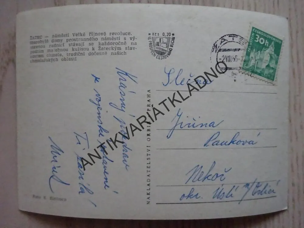 ŽATEC, OKRES LOUNY, 1965