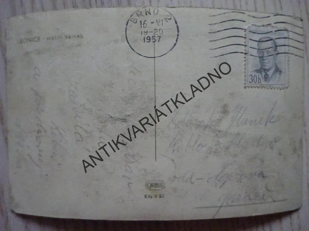 LEDNICE, 1957, OKRES BŘECLAV, STÁTNÍ ZÁMEK