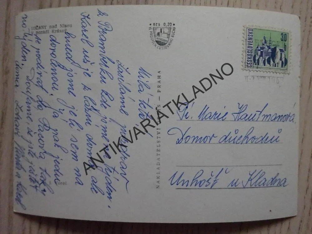 LUČANY NAD NISOU, V POZADÍ KRÁSNÝ, OKRES JABLONEC NAD NISOU