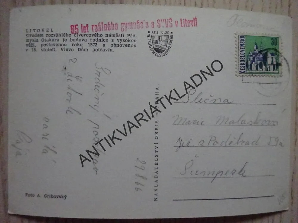 LITOVEL, OKRES OLOMOUC, 1966